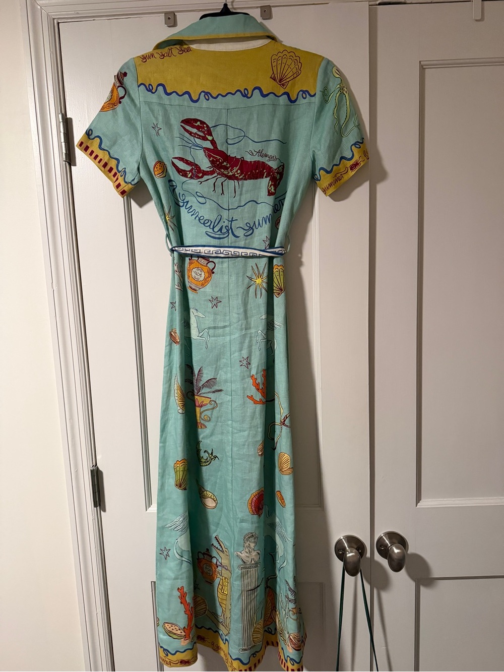 ALEMAIS Surrealist Summer Shirtdress - Picture 5 of 5